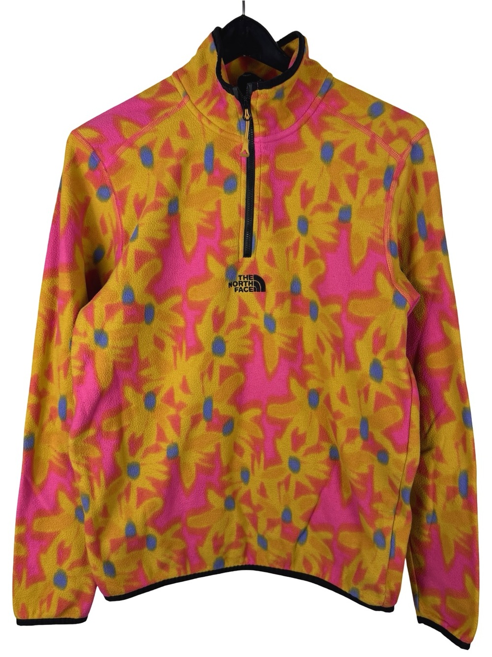 Mens The North Face TKA Glacier All Over Print Pullover Fleece Jacket Size S
